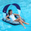 Zero Gravity Chair with Canopy Removable Canopy Fixed Seat 42inx40in Blue Ferm Print - Cool Mesh 7