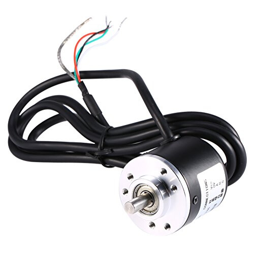 600P/R Incremental Rotary Encoder,2-Phases Photoelectric Encoder 5V-24V,Shaft 6mm Encoder Wide Voltage Power Supplies
