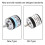 600P/R Incremental Rotary Encoder,2-Phases Photoelectric Encoder 5V-24V,Shaft 6mm Encoder Wide Voltage Power Supplies 2