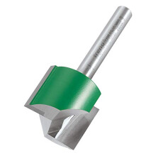 CraftPro Straight Two Flute Router Cutter Bit, 1/4 Inch Shank, 24mm Cut Diameter & 19mm Cut Length, Tungsten Carbide Tipped, C032CX1/4TC