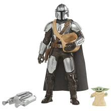 F51945F1 Star Wars Galactic Action Mandalorian and GROGU, Multicolored