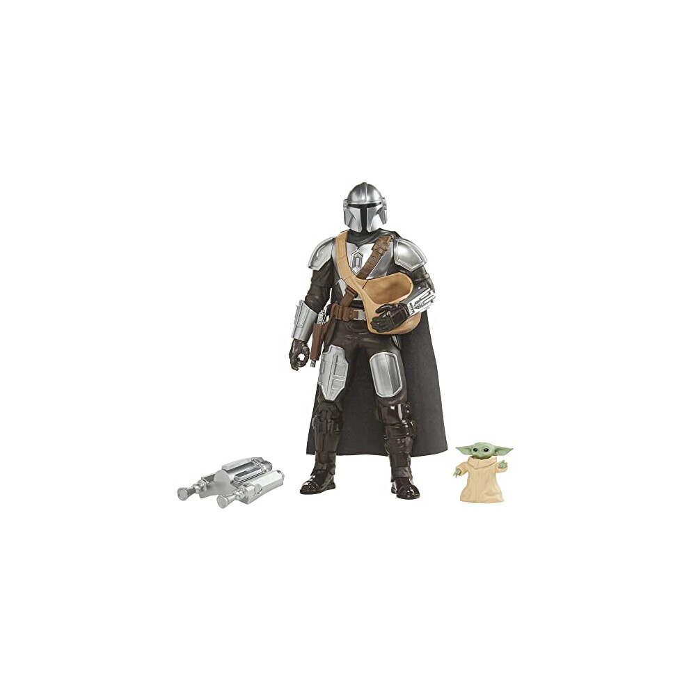 Hasbro F51945f1 Star Wars Galactic Action Mandalorian And Grogu, Multicolored