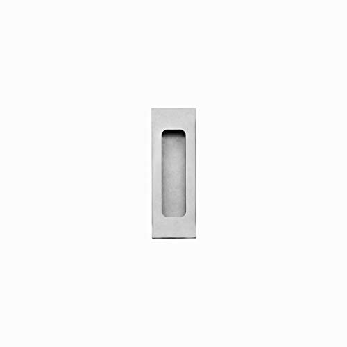 120 X 40 mm Satin Stainless Steel Rectangular Blind Recessed Sliding Door Flush Pull