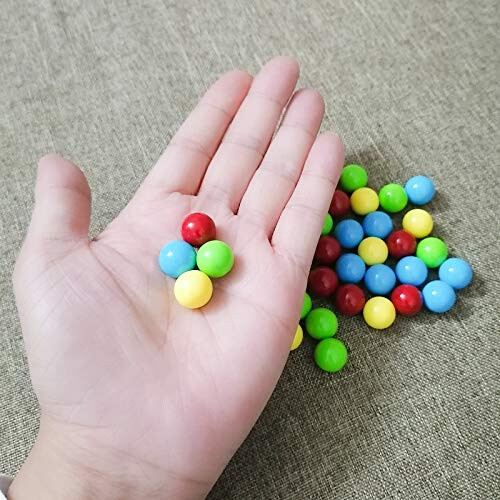 60Pcs Game Replacement Marbles Balls Compatible with Hungry Hungry Hippos 1