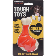 Meaty Chicken Takeaway Leg Tough Dog Toy