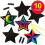 Star Scratch Art Magnets (Pack of 10) 2