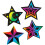 Star Scratch Art Magnets (Pack of 10) 3