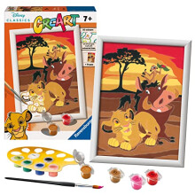 CreArt Lion King Numbers for Children - Painting Arts and Crafts Kits for Age 7 Years Up