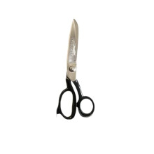 Stainless Steel Heavy Duty Black Color Handle 8'' & 10''Dress Making Carpet Scissors Heavy Shears Fabric Cutting Sharp Tailor Crafting Scissors (8'')