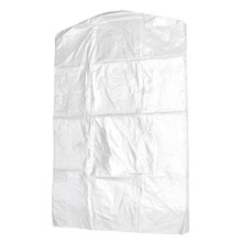 50 PCS Clothes Cover Plastic Disposable Sanitation Suit Cover Garment Cover Dust Shield for Clothes Stores Home Dry Cleaners