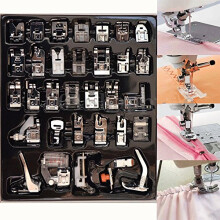 32pcs Domestic Sewing Machine Presser Foot Set for Brother, Babylock, Singer, Janome, Kenmore, and White Low Shank Sewing Machines