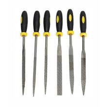 Mini Files Set 6Pcs Rasp Set Hand Wood Files Carving Sharpening Tools with Soft Grip for Wood and Soft Metal