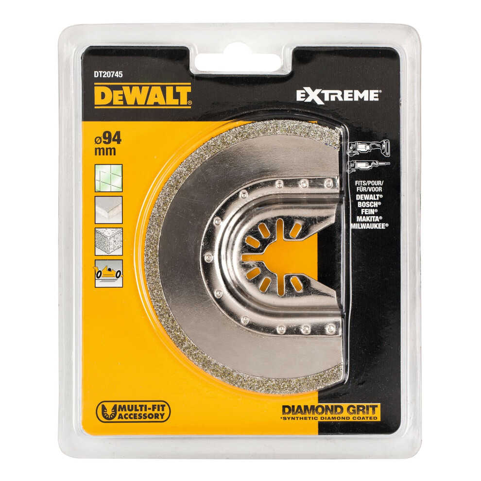 DT20745Â Multi-Tool Diamond Segment Saw Blade, 1 Piece