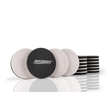 4733444N Hardwood Floor Reusable Furniture Movers Sliders 3-1/2", Linen, Value Pack