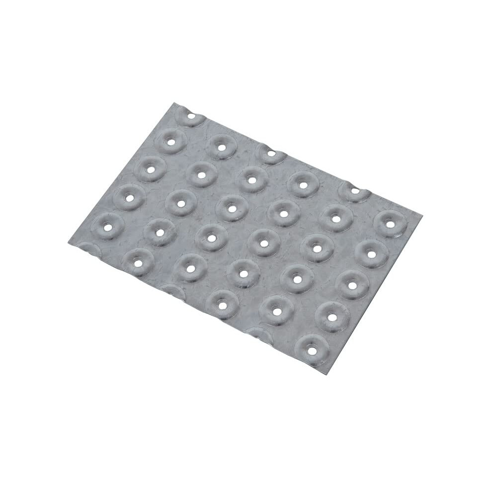 Galvanised Hand Nail Plate 20-Piece Set, 150 Mm Length X 50 Mm Width 5060346394497