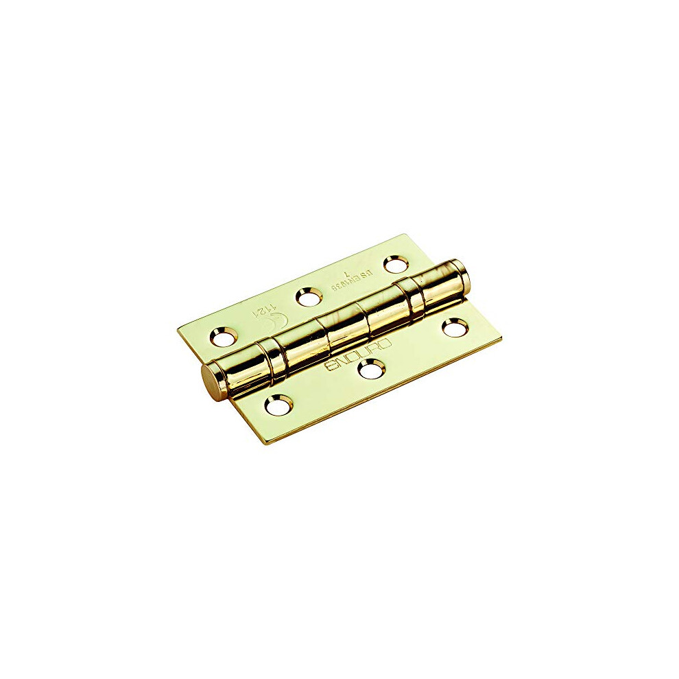 Hin1322/7Pvd Eurospec Grade 7 Ball Bearing Hinge, Polished Brass, 3Inch (76Mm) X 2Inch (51Mm) 5050245185333