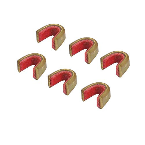 Archery Bow String Nocking Points Strings Nock Sets Brass Buckle Clip Knocks (6pcs/pack) 1