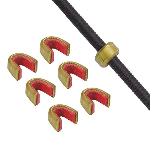Archery Bow String Nocking Points Strings Nock Sets Brass Buckle Clip Knocks (6pcs/pack) 2