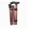Mr. Gadget Solution Adjustable Plain Walking Stick Durable Lightweight Foldable & Portable Walking Stick - Comfortable T Handles, Rose gold, standard 1