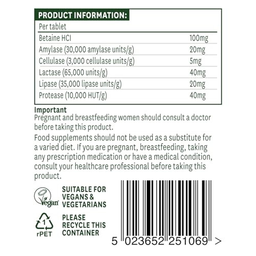 Natures Aid (2 Pack) - Natures Aid - Digestive Enzyme Complex | 60's | 2 Pack Bundle 2