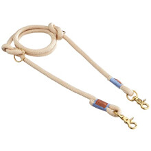 Adjustable leash Sansibar Rantum, 12/200 Rope, tan