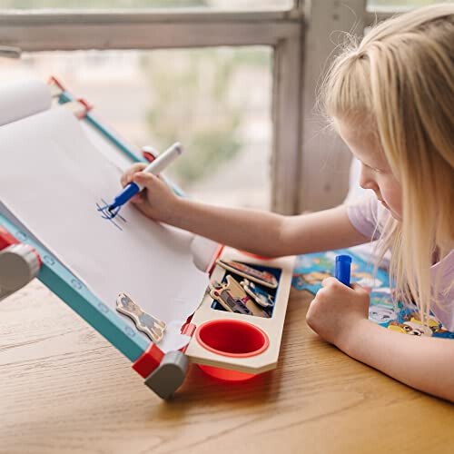 PAW Patrol Wooden Double Sided Tabletop Art Centre Easel on OnBuy