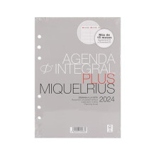 - 2024 Comprehensive Annual Diary Refill, Vertical Week View, Plus Size 155 x 213 mm (similar A5), Spanish, Portuguese and English