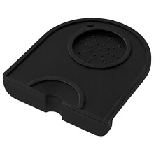 Joejis Tamping Mat Non Slip Countertop Coffee Tamper Mat with Portafilter Rest & Tamping Coffee Accessories Holder - Dishwasher Safe Silicone Kitchen