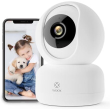 Smart Security Camera, WiFi Indoor Camera, 1080P HD Home Security Camera, 360CCTV Camera, IR Night Vision, 2-Way Audio, Pet Camera, Baby Monitor