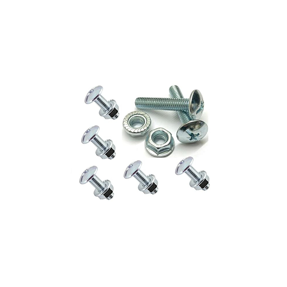 Terf M6 X 20Mm Roofing And Cable Tray Bolt With Flange Nut M6 (6Mm) X 20Mm Roofing Cable Tray Bolt Pozi Drive Dome Head Bolt With Serrated Hex 5059655014707