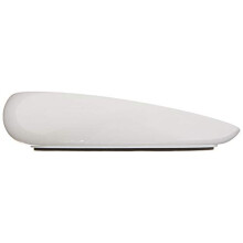 Sammons Preston Ivory Round Scoop Dish , Unbreakable 8 Inch Scooper Bowl for Elderly , Disabled , & Handicapped , Plate with Non Skid Rubber Padded