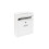 1832D60 Exterior Letter Box - Compact White Steel 5