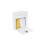 1832D60 Exterior Letter Box - Compact White Steel 2