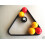 Homegames Pub Pool Table Ball Triangle UK 2" Inch Billiard Size 1