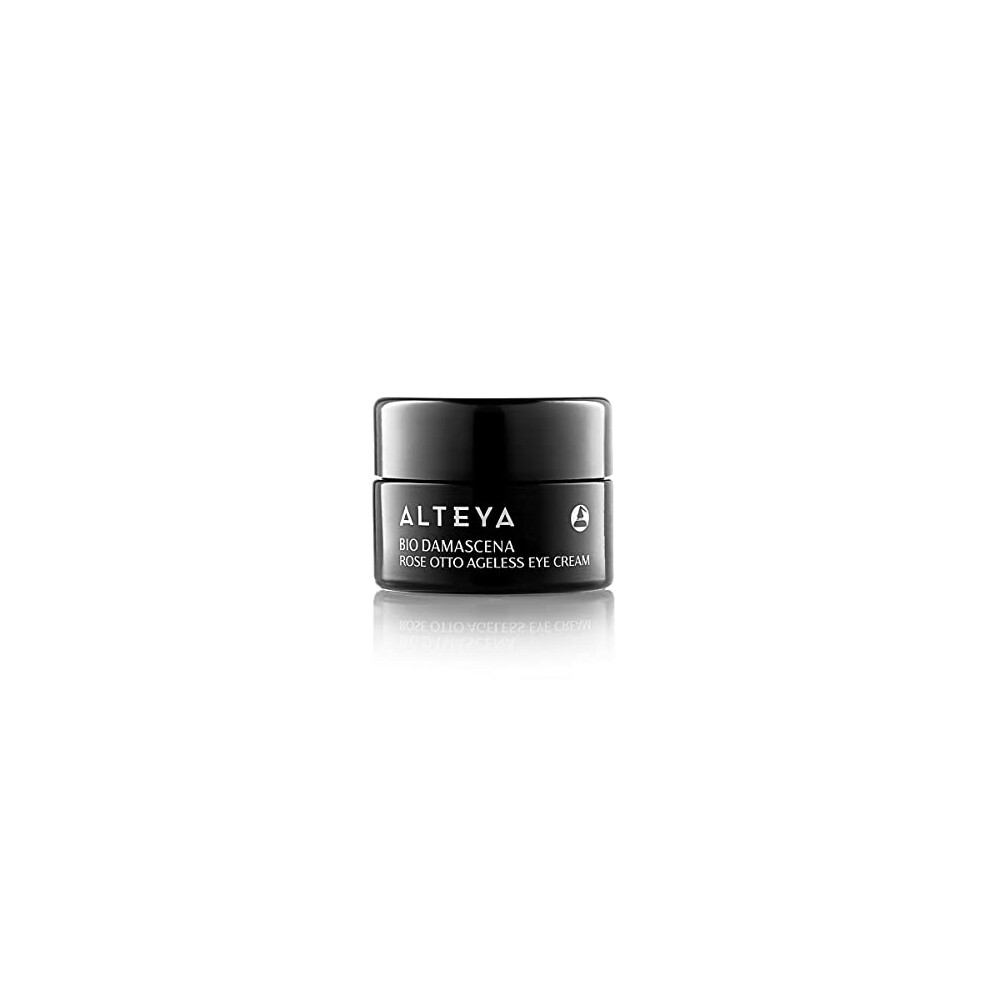 Alteya Cream Organic Ageless Rose Eye 15Ml - Natrue Certified - Based On Organic Therapeutic Grade Bulgarian Rose Essential Oil (Rosa Damascena) - Reduces