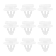 50PCS Car Front Wheel Arch Trim Clips Compatible with Combo Corsa Corsavan 122920 9114743 Plastic Wing Covering Fasteners Automotive Parts White