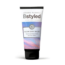 BStyled Blow Dry Balm - Extend your Blow Dry & Keep Hair Moisturised, Heat Protection for Hair & Scalp Treatment, with Pomegranate & Turmeric, Vegan,
