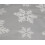 Christmas Table Cloth Silver Cloth With Snowflake Design 52" x 70" 2