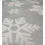 Christmas Table Cloth Silver Cloth With Snowflake Design 52" x 70" 1