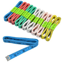 12 Pack Dual Sided Body Measuring Tape, 60 inch/150cm Double Scale Measuring Ruler for Tailor Dressmaker Sewing Cloth, Soft Tape Measures Multipack