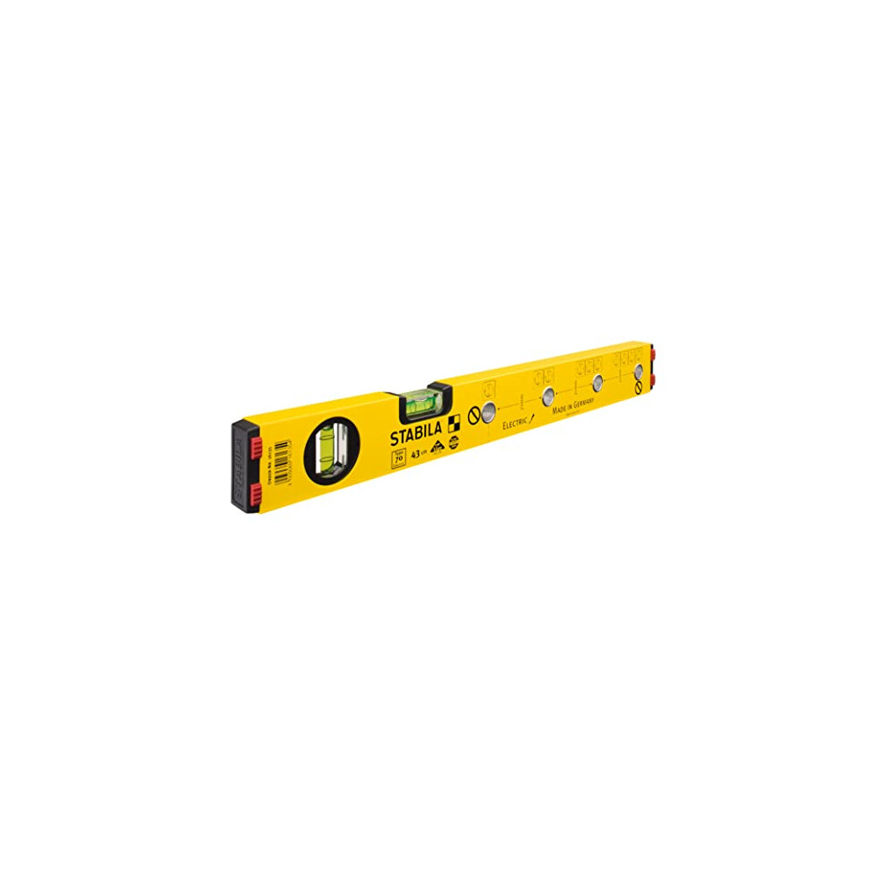 16135/4 43 cm "Electric Type 70" Spirit Level - Yellow/Black