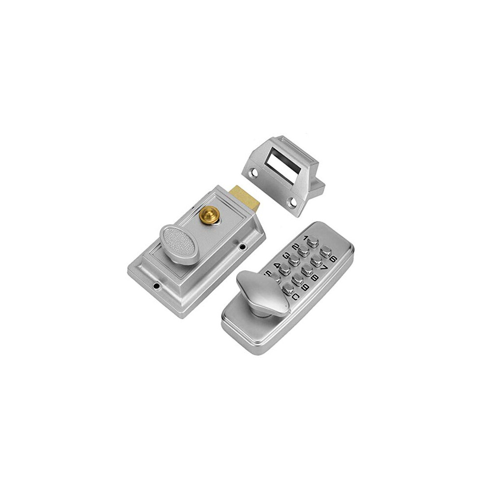 Digital Code Lock, Mechanical Door Lock Digital Code Lock Keyless Entry Security Deadbolt Door Lock Password Waterproof Deadbolt Keypad 8849477840717
