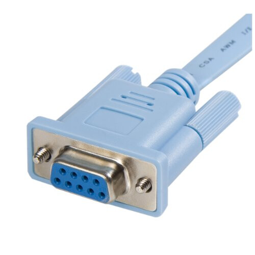 StarTech.com 6 ft RJ45 to DB9 Cisco Console Management Router Cable - M/F Serial Console Cable (DB9CONCABL6) 1