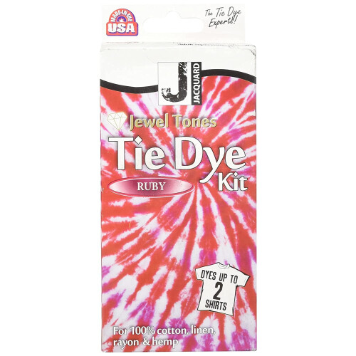 Jaquard Jewel Tones Tie Dye Kits-Ruby