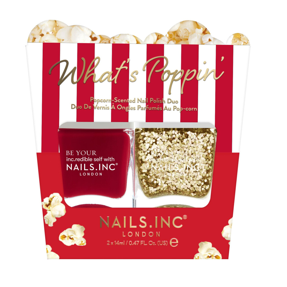 What's Poppin' Popcorn Scented Nail Polish Duo