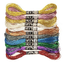 11 Skeins Glitter Embroidery Floss Cross Stitch Thread Metallic Embroidery for DIY Embroidery Thread Crafts