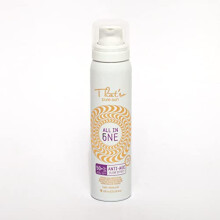 Sun Protection for face Mousse SPF 50, That'so All in One, Anti-age 100ml, transparent