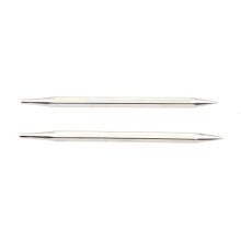 6.5 mm Nova Cubics Interchangeable Special Circular Needles, Shiny Brass