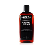 Brickell Men's Maximum Strength Hand Cream per uomo Lozione per le mani naturale e biologica ad assorbimento rapido con vitamina E burro di karit