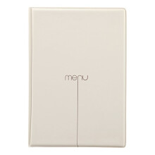 Risto Menu Holder, PVC, Sand, 31.3 x 22.6 x 0.7 cm